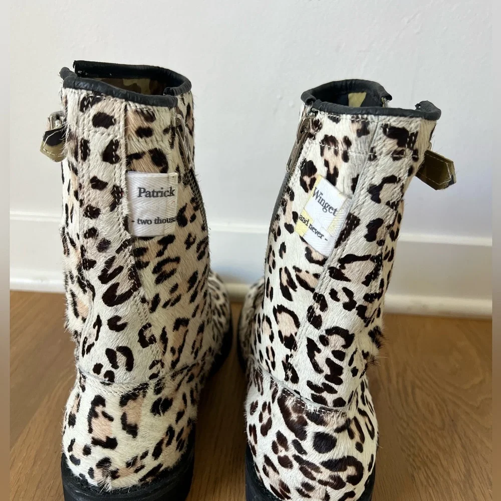 New ๐ Cow hide leather boots Made in USA - Picture 2 of 7